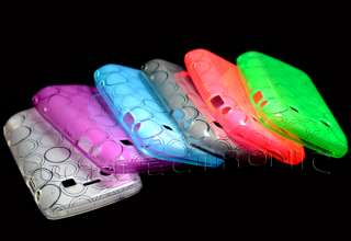 6pcs Gel skin cover silicone case for Blackberry 9700  