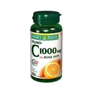 com NATURES BOUNTY VIT C 1000MG ROSE HIP 690 100TB by NATURES BOUNTY 