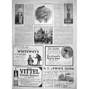   1910 CRICKET MADRAS LAMBTON GILLETTE RAZOR BOVRIL GUNS