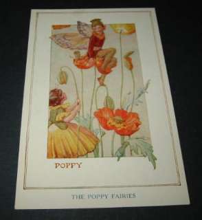 Old Fairy / Fantasy POSTCARD The POPPY FAIRIES Tarrant  