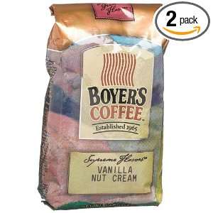 Boyers Coffee Vanilla Nut Cream, 16 Ounce Bags (Pack of 2)