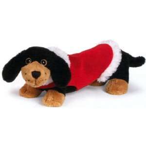  9 Lil Rocky Weiner Dog Dachshund Christmas Plush 