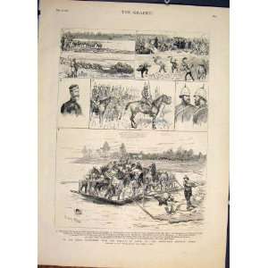   Marquis Lorne Mounted Police Hall Sketches Print 1881