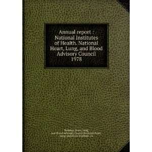  Health. National Heart, Lung, and Blood Advisory Council. 1978 Lung 