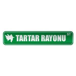   TARTAR RAYONU ST  STREET SIGN CITY AZERBAIJAN