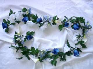   Lily Rose Garland ~ Silk Wedding Flowers ~ Arch Gazebo Decor  