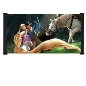 Tangled Movie Fabric Wall Scroll Poster (30x16) Inches