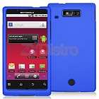 Blue Hard Snap On Skin Case Cover for Motorola Triumph WX435 Phone
