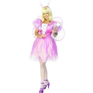    Smiffys Butterfly Fairy Costume, Pink And White, Toys & Games