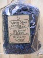 WARM GLOW HEARTH CANDLE   BLUEBERRY COBBLER  