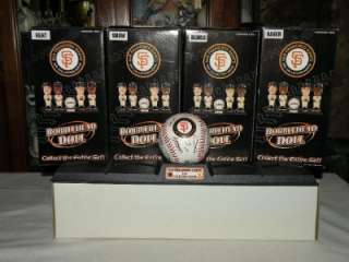2001 SAN FRANCISCO GIANTS BOBBLEHEAD DOLL COLLECTION NR  