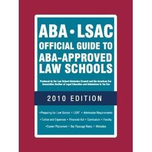   Guide to ABA Approved Law Schools [Paperback] Wendy Margolis Books