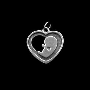   My Heart Charm   Memorial Keepsake Gift   Miscarriage & Pregnancy Loss