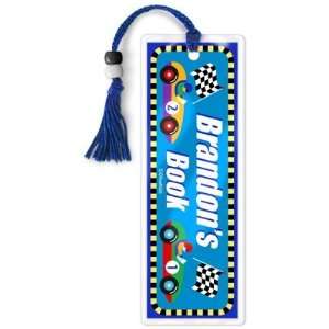   Two Pc Vroom Personalized Bookmarks w Race Cars Set Furniture & Decor