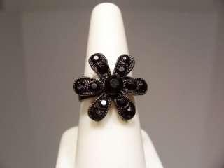 New, Bohemian Antique Style Ring, Black classic shape  
