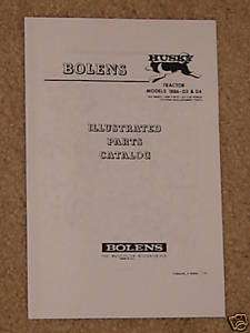 Bolens Husky 1886 03 04 Tractor Parts Manual pdf  