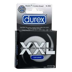  Durex   Xxl Condom 3 Count.