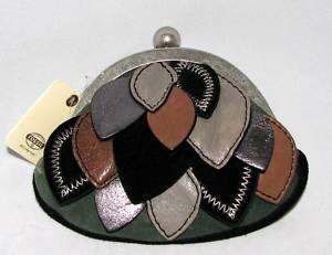 FIFTY FOUR FOSSIL MULTI BONBON PATCHWORK COIN PURSE NEW  