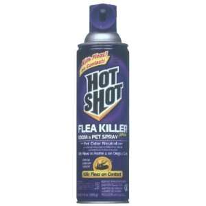  Hot Shot 14oz Flea Killer Plus Spray 2116 Patio, Lawn 