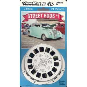  Street Rods #1 View Master 3 Reel Set   21 3d Images   Classic Cars 