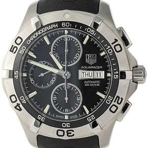 TAG Heuer Aquaracer CAF2010 Stainless Steel Swiss Chrono Automatic Men 