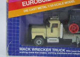 VINTAGE SIKU EUROBUILT DIE CAST 1/55 SCALE MODEL MACK WRECKER TRUCK 