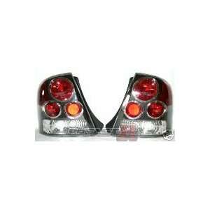  Mazda Protege Tail Lights JDM Black Taillights 1999 2000 