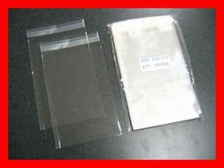 500 4x6 Clear Resealable Cello/Poly Bags Card Sleeves  