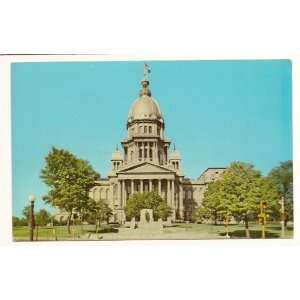  Illinois State Capitol Springfield Illinois Postcard 