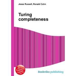  Turing completeness Ronald Cohn Jesse Russell Books