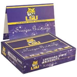  LSU Tigers 21 Pack Holiday Cards