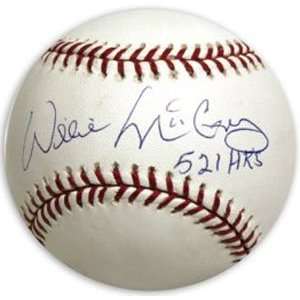  Willie McCovey Signed Ball   Official