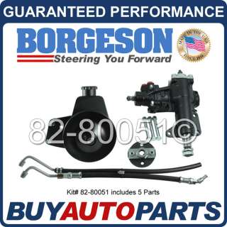 GENUINE BORGESON POWER STEERING CONVERSION KIT FOR 68 70 FORD MUSTANG 