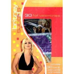  Britney Spears 30 Foil Valentines 