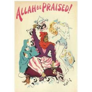   Allah Be Praised Poster Broadway Theater Play 14x22