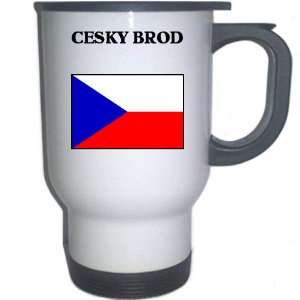  Czech Republic   CESKY BROD White Stainless Steel Mug 