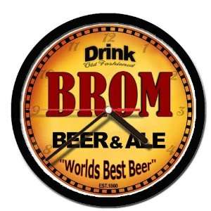  BROM beer and ale cerveza wall clock 