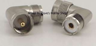 Coax Adapter UHF Elbow 90 deg Male to Female 721405422470  