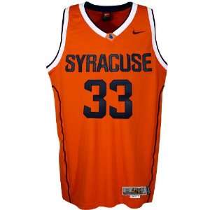   Syracuse Orange #33 Orange Twilled Basketball Jersey Sports