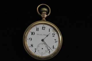 VINTAGE 16S HAMILTON SWING OUT POCKET WATCH GRADE 972 KEEPING TIME 
