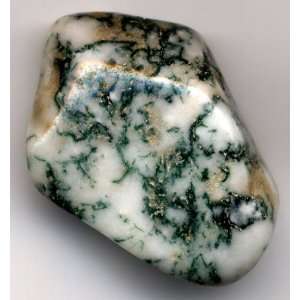  Moss Agate, Tumbled (Colors & Styles Vary) w Info Card 