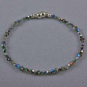 VITRAIL SWAROVSKI CRYSTALS ANKLET with Magnetic Clasp  