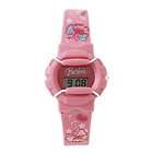 Barbie Pink Flower Strap Girls Digital Watch
