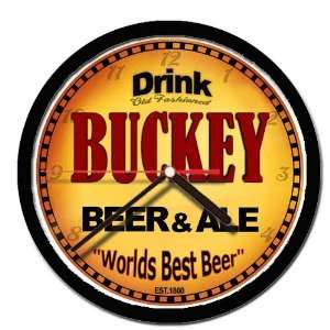  BUCKEY beer and ale cerveza wall clock 