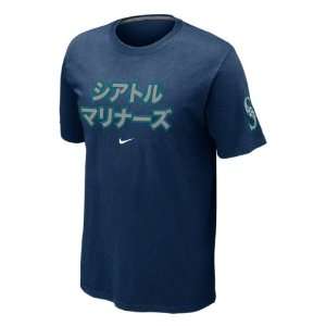  Seattle Mariners Navy Nike 2012 Local T Shirt Sports 