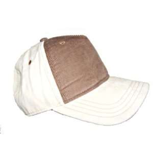 Bula corduroy hat cap   Adult One Size Fit All   80 % Polyster   Brown