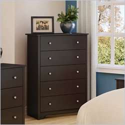 South Shore Breakwater 5 Drawer Chocolate Finish Chest 066311046045 