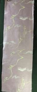 OUT TO LUNCH OFF PLANET VINTAGE JAPANESE SILK KIMONO FABRIC #1/2 