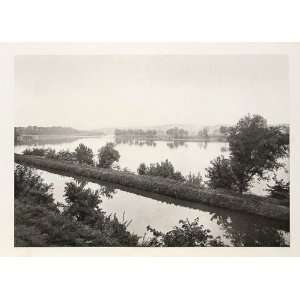  1900 Susquehanna River Pennsylvania Photogravure Print 
