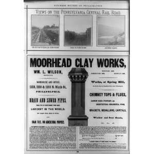   Central Railroad,advertisement,Moorhead,c1871